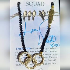 Heidi Daus Special Sqaud Necklace with Signed Card Love Heidi ❤️